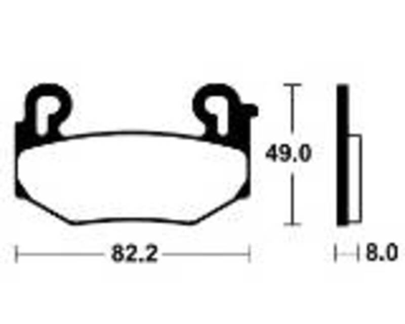 TECNIUM Street Performance Sintermetall Bremsbeläge - MF504
