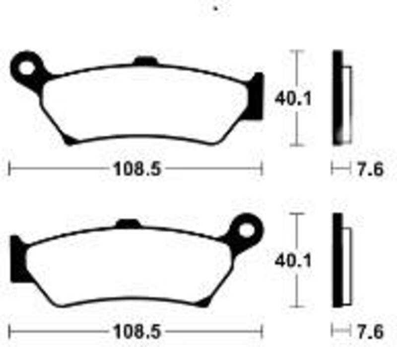 TECNIUM Street Performance Sintermetall Bremsbeläge - MR505