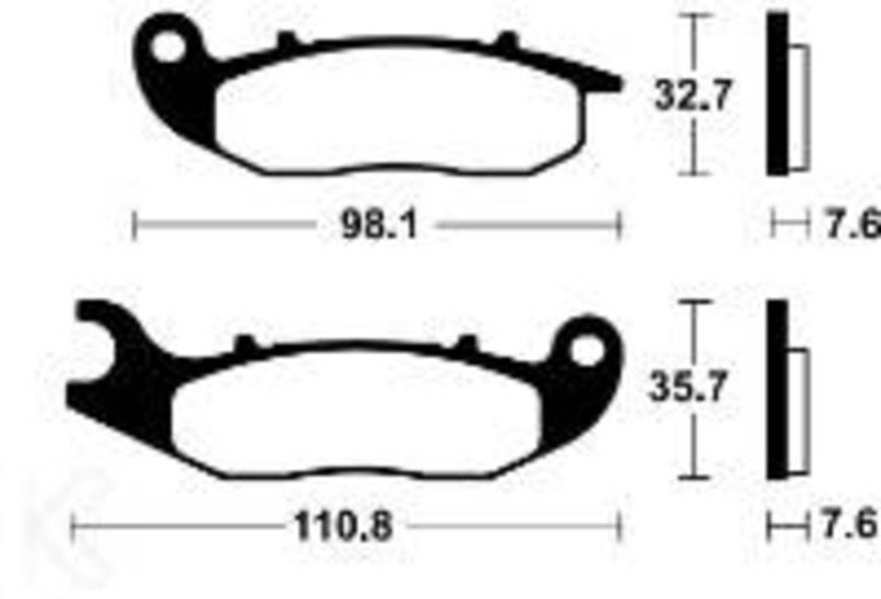 TECNIUM Street Performance Sintermetall Bremsbeläge - MF359
