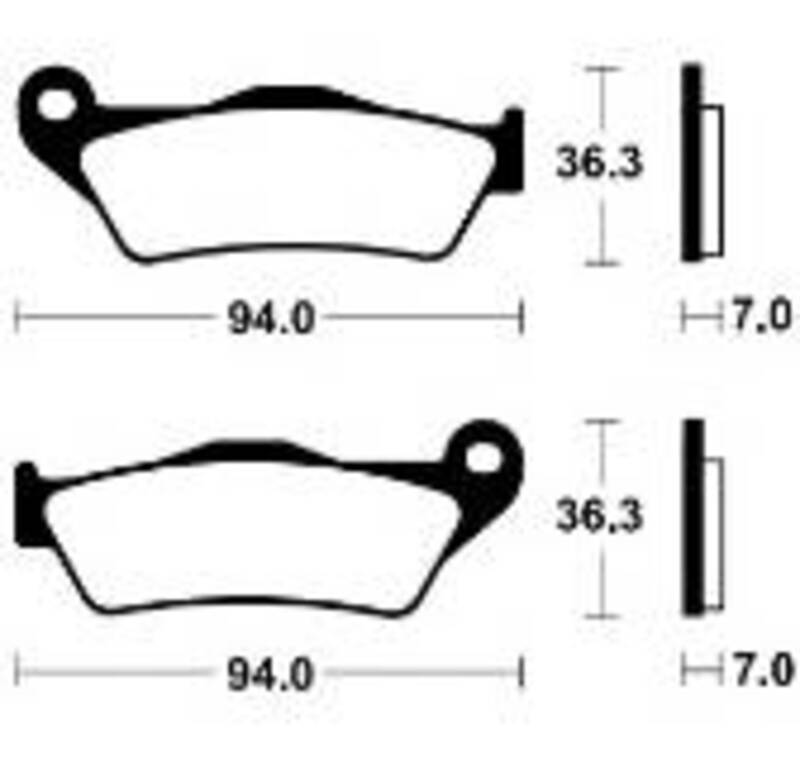 TECNIUM Street Performance Sintermetall Bremsbeläge - MR503
