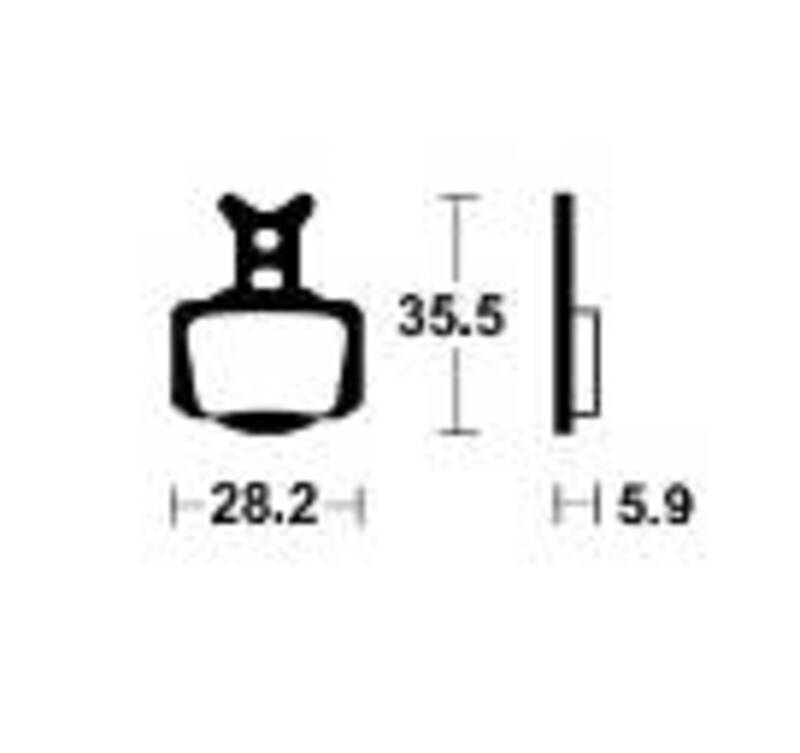 TECNIUM Racing MX/ATV Sintermetall Bremsbeläge - MOR506