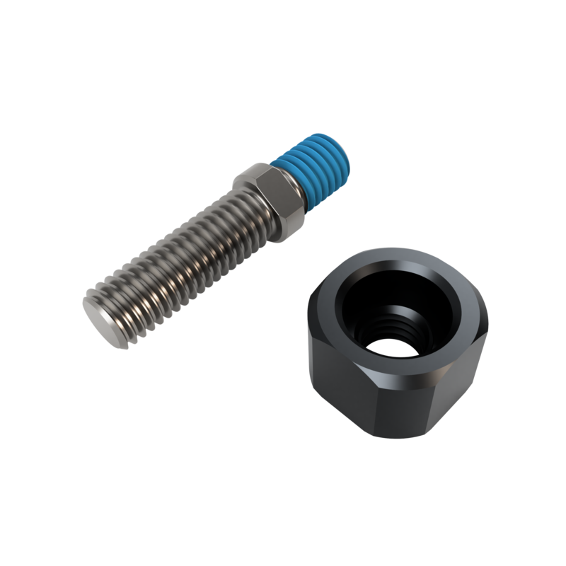 HIGHSIDER pro Lenkerspiegeladapter M8x1,25 RH auf M8, Matt-Schwarz, (1Stück)