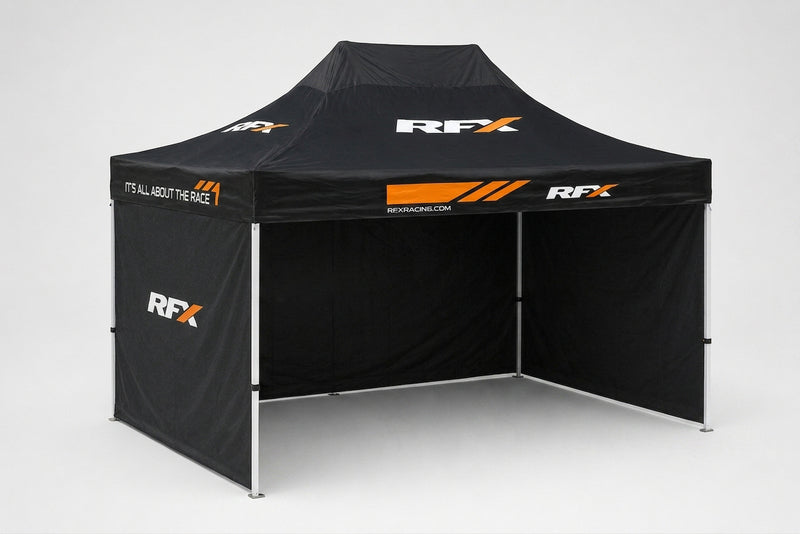 RFX Home Track Paddock-Faltzelt 4,5 x 3 m mit 3 abnehmbaren Seitenwänden