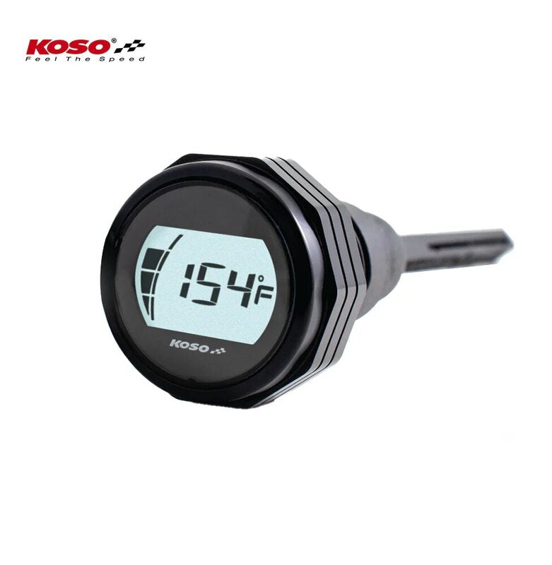 KOSO Ölmessstab LCD Anzeige - schwarzes Gehäuse