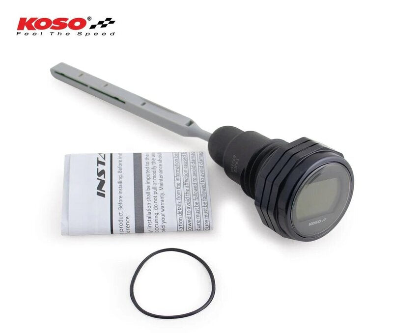 KOSO Ölmessstab LCD Anzeige - schwarzes Gehäuse