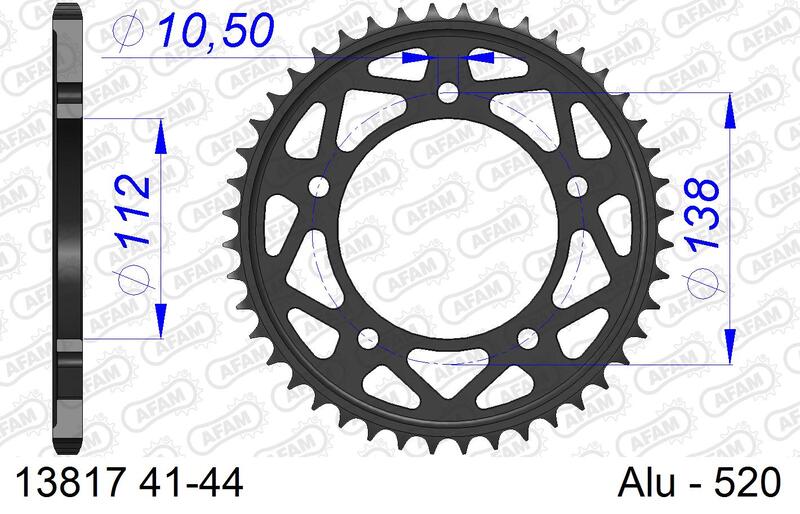 AFAM Alu Standard-Kettenrad – 520