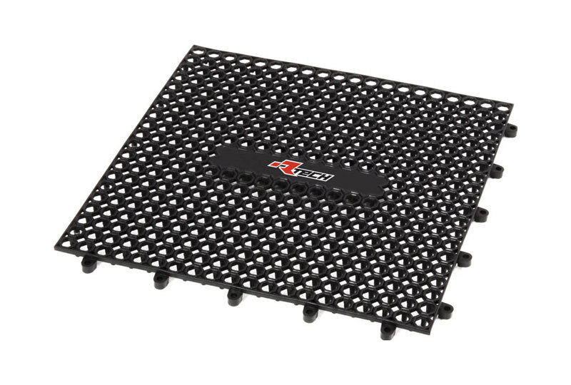 RACETECH Modulare Gummimatte - 9-teilig, 1 m²