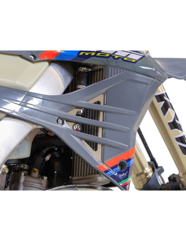 AXP Hard Enduro Kühlerschutz - HDPE 8 mm - Schwarz