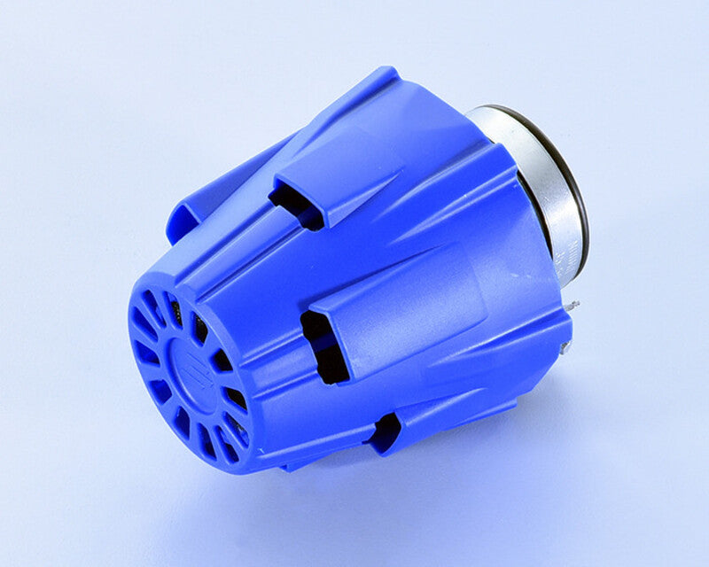 POLINI Luftfilterkasten Blau gerade Ø37 mm POLINII