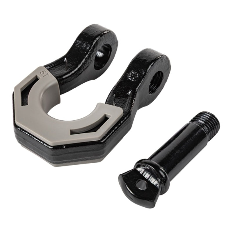 KIMPEX D-Schäkel mit Schraubbolzen 5 t schwarz