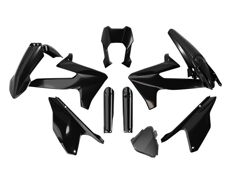RACETECH Kunststoff-Kit 7-teilig - schwarz