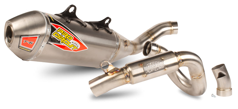 PRO CIRCUIT T-6 komplette Auspuffanlage - Edelstahl/Titan Triumph 450-C/RC 2026