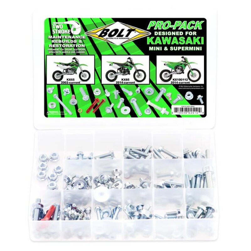 BOLT Schraubensatz Pro Pack - Kawasaki Minis