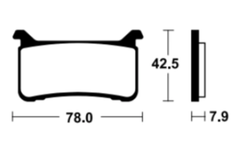 TECNIUM Racing Sintermetall Bremsbeläge - MTR447
