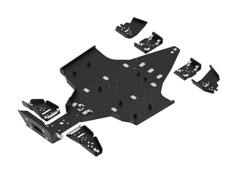 IRON BALTIC Kompletter Unterfahrschutz-Satz - Polaris Sportsman Touring 1000 - Kunststoff