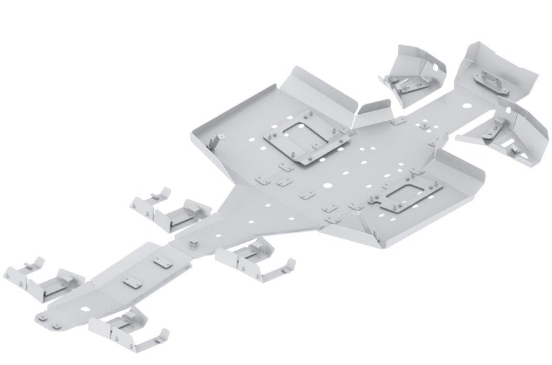 IRON BALTIC Kompletter Unterfahrschutz-Satz - Polaris Big Boss 6x6 570 - Aluminium