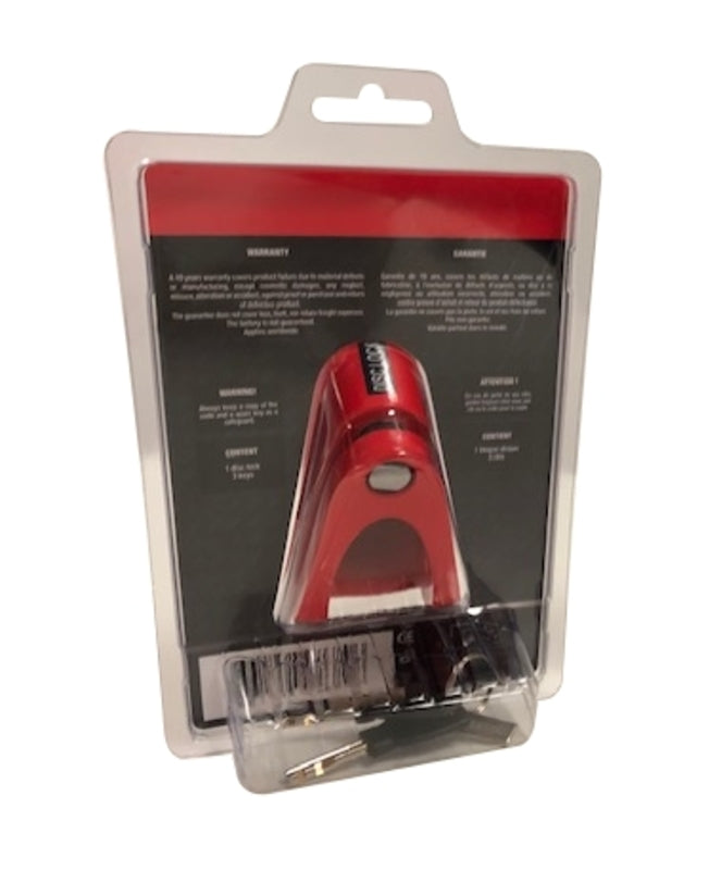 VECTOR Bremsscheibenschloss SRA/ART4 - Rot 30 Stck.