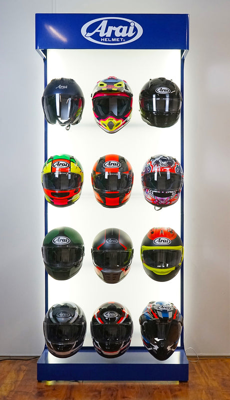 ARAI Helm Display für 12 Helme