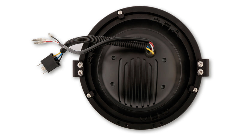 HIGHSIDER pro 7 Zoll LED-Scheinwerfer FRAME-R1 TYPE 4, schwarz, Befestigung seitlich