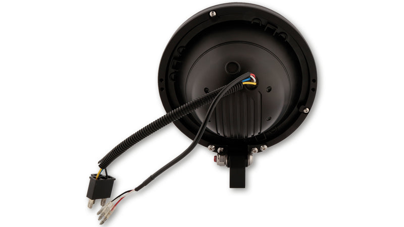 HIGHSIDER pro 7 Zoll LED-Scheinwerfer FRAME-R1 TYPE 4, schwarz, Befestigung unten