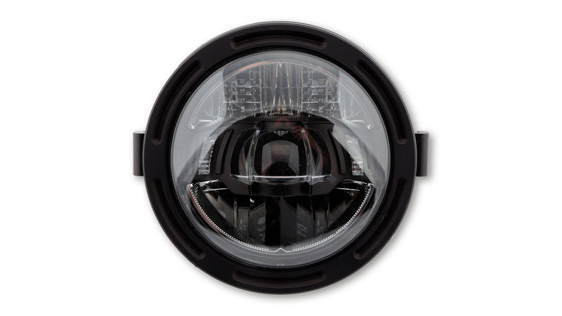 HIGHSIDER pro 5 3/4 Zoll LED-Scheinwerfer FRAME-R2 TYPE 10, schwarz, Befestigung seitlich