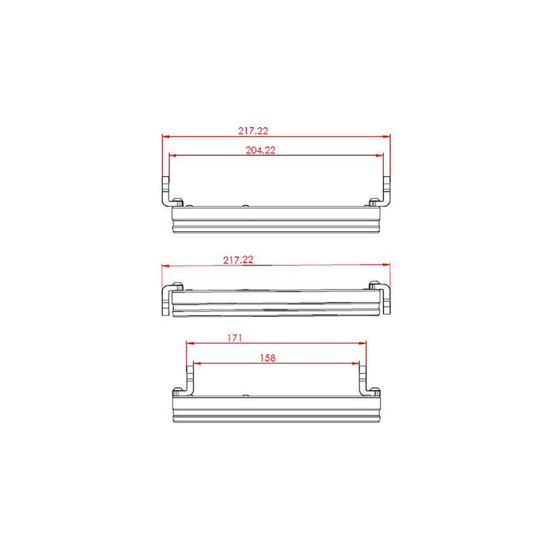 HIGHSIDER pro 7 Zoll LED-Scheinwerfer FRAME-R1 TYPE 11, schwarz, Befestigung seitlich