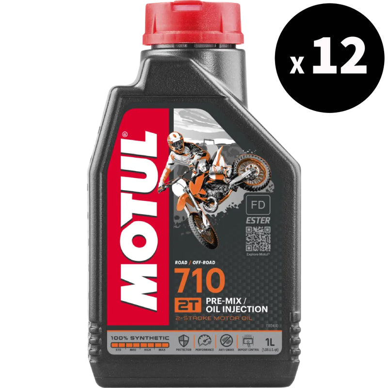 MOTUL 710 2T Motoröl – 1 L (x12)