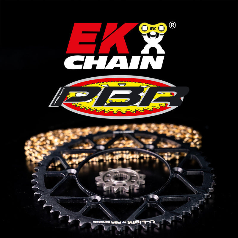 EK/PBR Kettenkit 520 ZVX3 - 15/46-104 - Standard Kettenrad Stahl