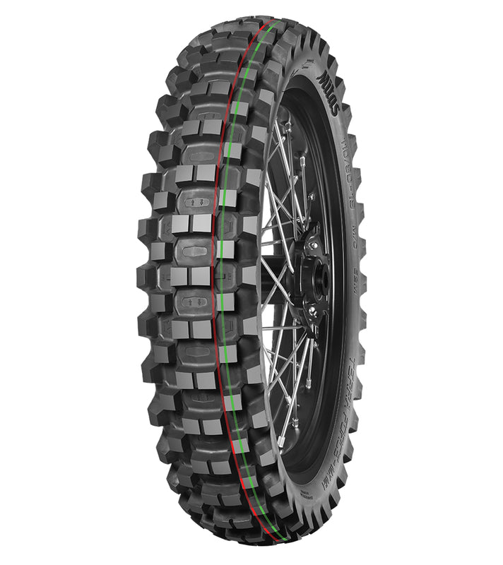 MITAS Reifen TERRA FORCE-MX MH 120/80-19 63M TT MEDIUM HARD TERRAIN RED GREEN NHS