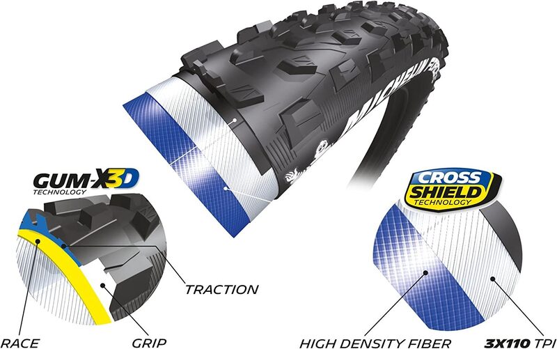 MICHELIN Tire 27.5X2.25 (57-584) Force Xc Tl Ready