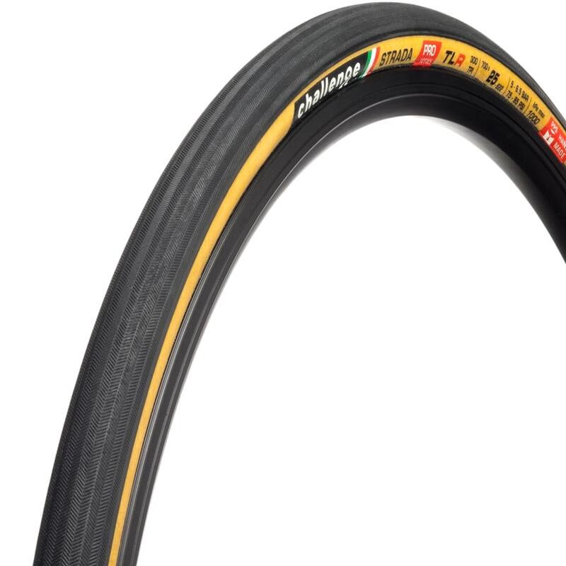 CHALLENGE Fahrrad Reifen Strada Pro 700X25 TR/TAN