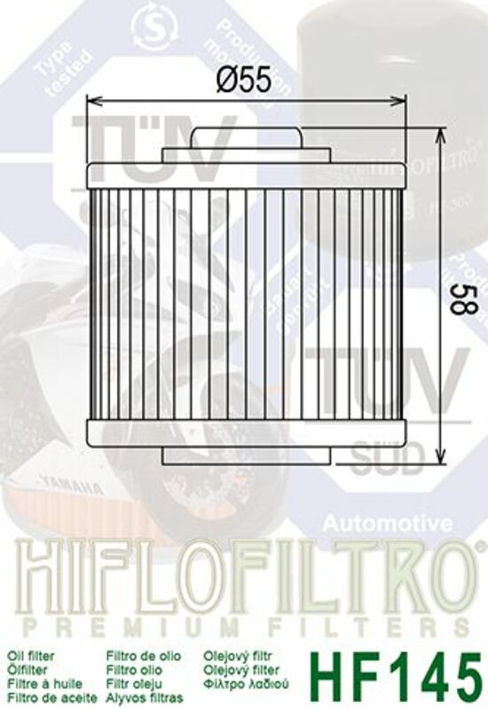 HIFLOFILTRO Ölfilter - HF145