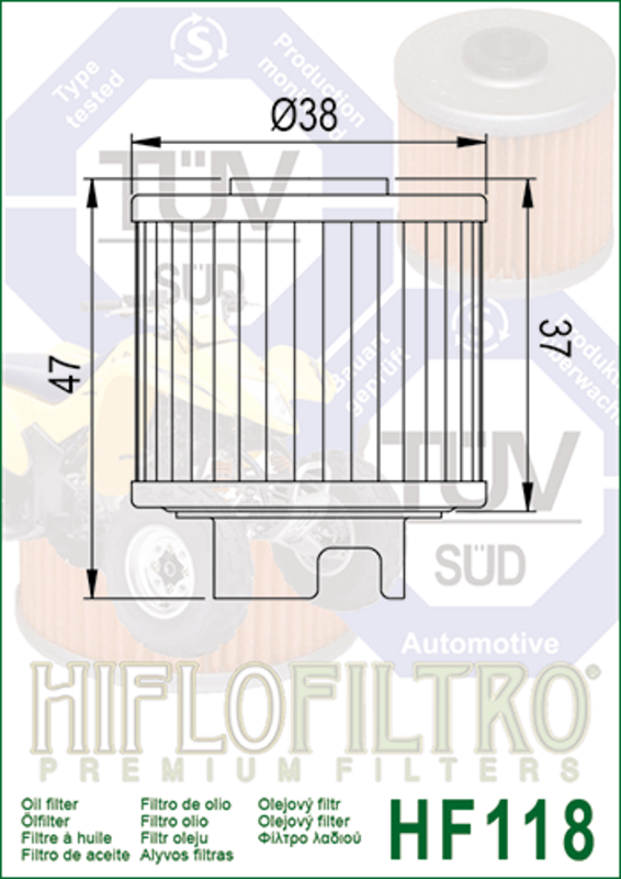 HIFLOFILTRO Ölfilter - HF118