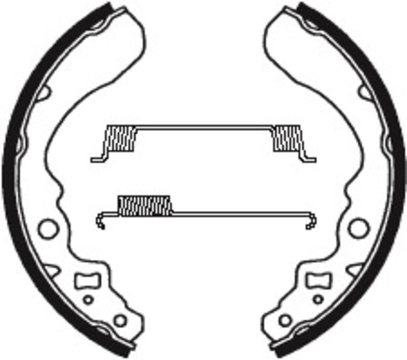 TECNIUM ATV Organische Bremsbacken - BA053