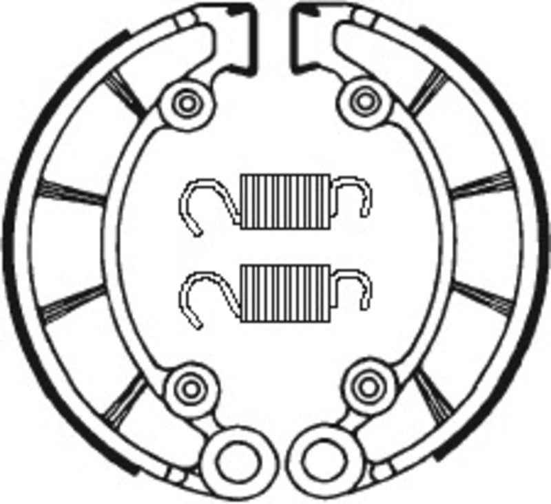 TECNIUM Street/ATV Organische Bremsbacken - BA072