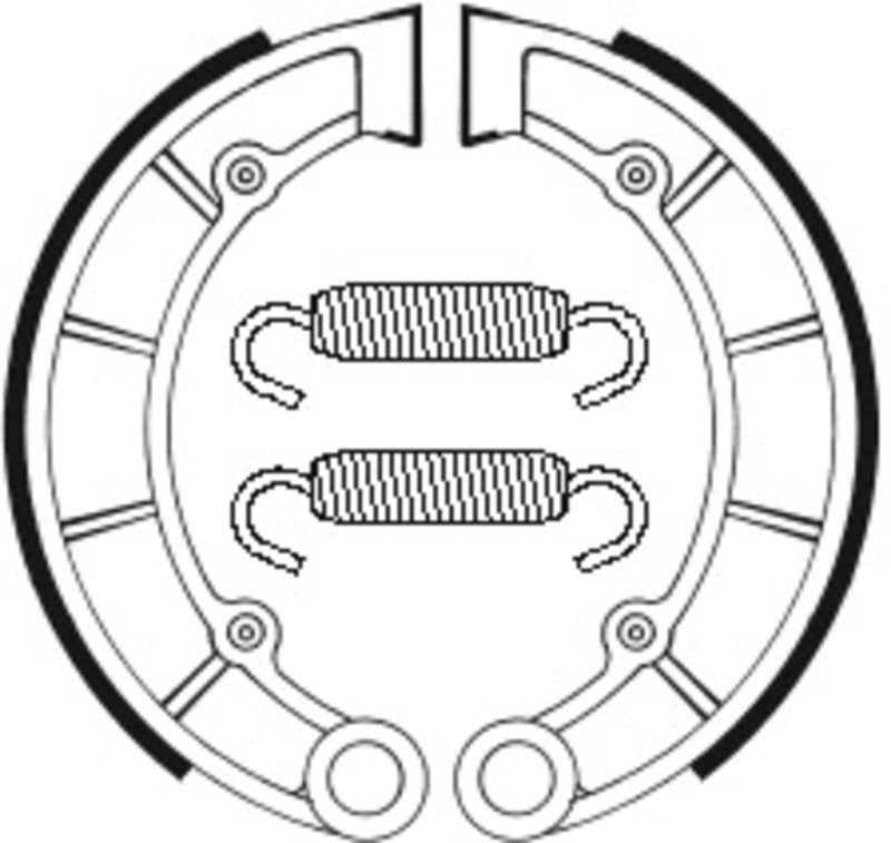 TECNIUM ATV Organische Bremsbacken - BA197