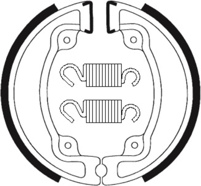 TECNIUM Scooter Organische Bremsbacken - BA203