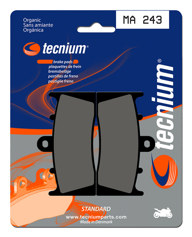 TECNIUM Street Organische Bremsbeläge - MA243