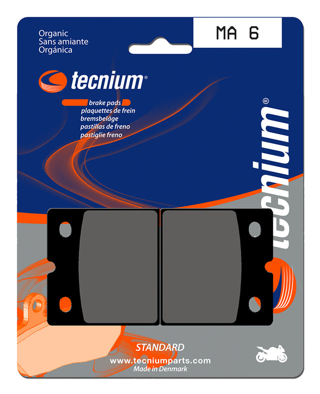 TECNIUM Street Organische Bremsbeläge - MA6