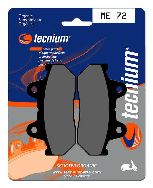 TECNIUM Scooter Organische Bremsbeläge - ME72
