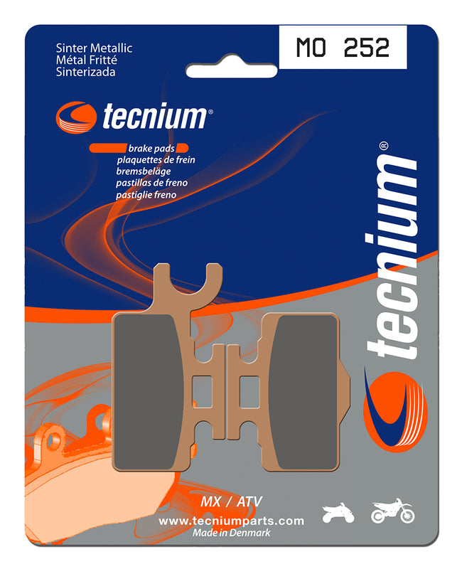 TECNIUM MX/ATV Sintermetall Bremsbeläge - MO252