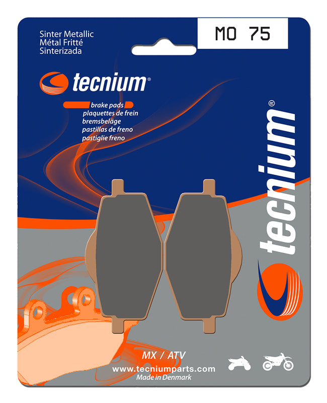 TECNIUM MX/ATV Sintermetall Bremsbeläge - MO75