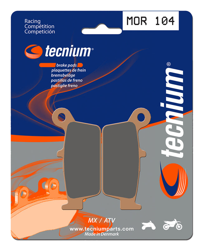 TECNIUM Racing MX/ATV Sintermetall Bremsbeläge - MOR104