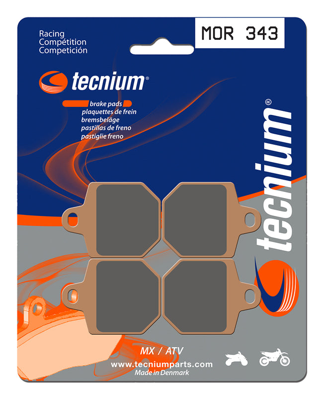 TECNIUM Racing MX/ATV Sintermetall Bremsbeläge - MOR343