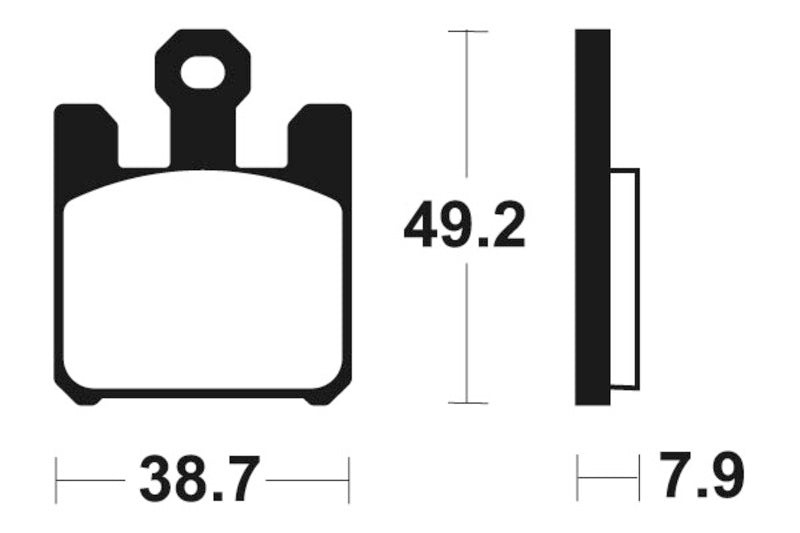 TECNIUM Professional Racing Sintermetall Bremsbeläge - MSR288