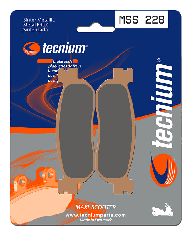 TECNIUM Maxi Scooter Sintermetall Bremsbeläge - MSS228