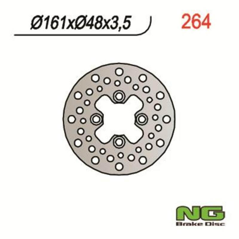 NG BRAKES Bremsscheibe rund starr