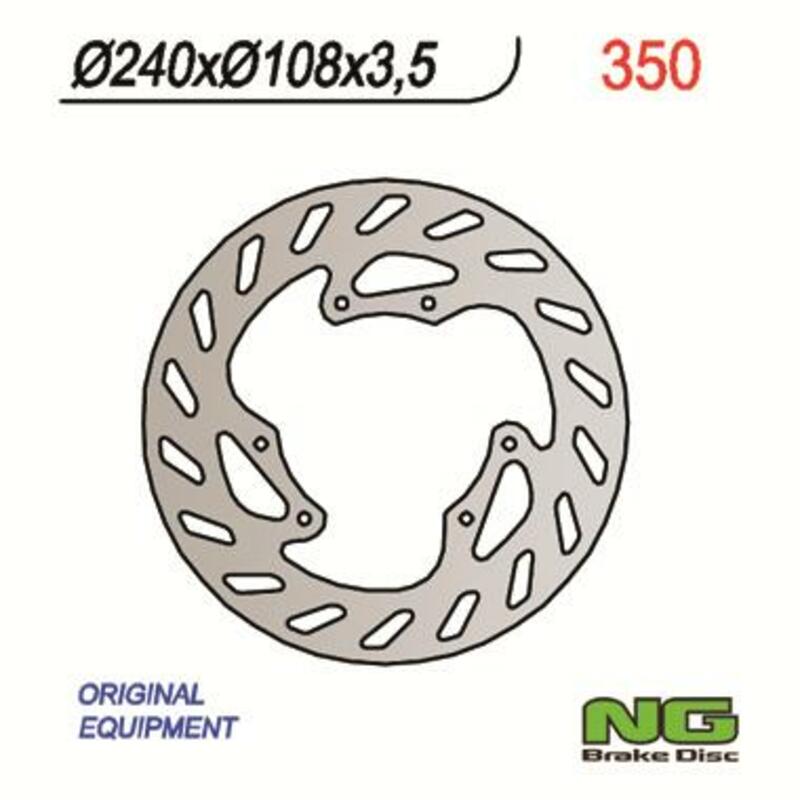 NG BRAKES Bremsscheibe rund starr