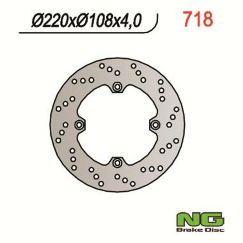 NG BRAKES Bremsscheibe rund starr