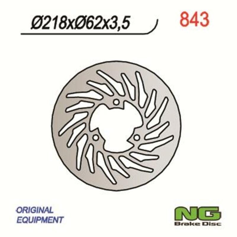 NG BRAKES Bremsscheibe rund starr